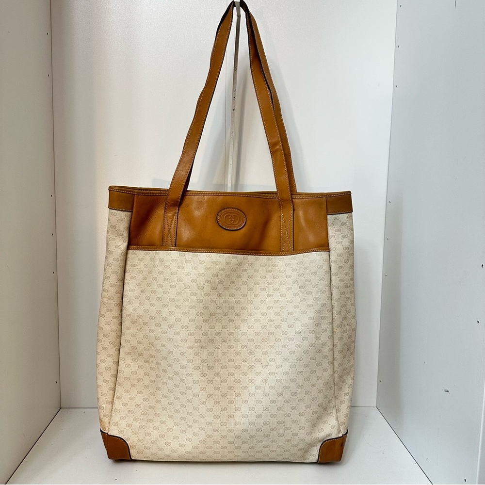 Authentic Gucci Tote bag GG Vintage